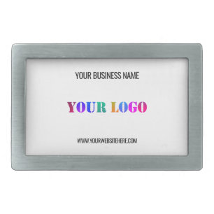 Custom Company Logo Name Website Belt Buckle
