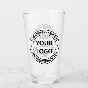 Custom Company Logo Name Website Business Glass
