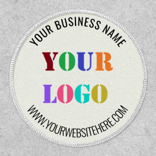 Custom Company Logo Name Website Business Patch