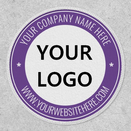 Custom Company Logo Name Website Patch Your Colors
