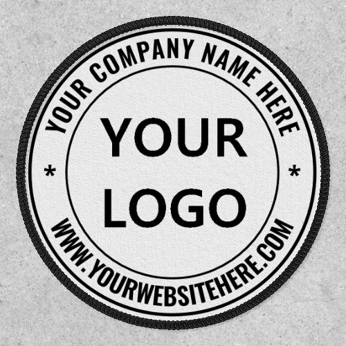 Custom Company Logo Name Website Promotional Patch