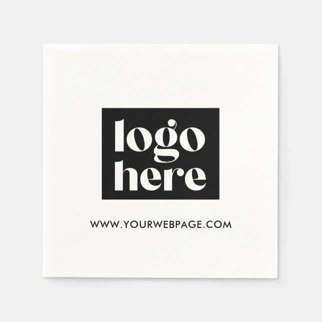 Custom Company Logo Napkins (Front)
