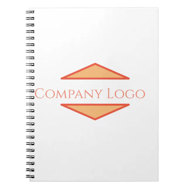 Custom Company Logo Notebook | Zazzle
