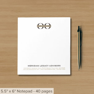 Custom Company Logo Notepad