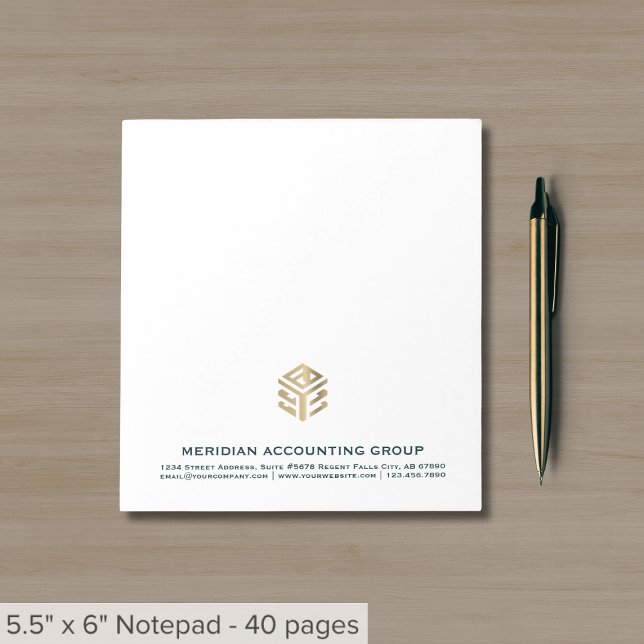 Custom Company Logo Notepad (Creator Uploaded)