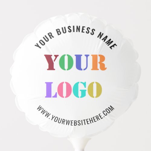 Custom Company Logo or Photo and Text Balloon Gift