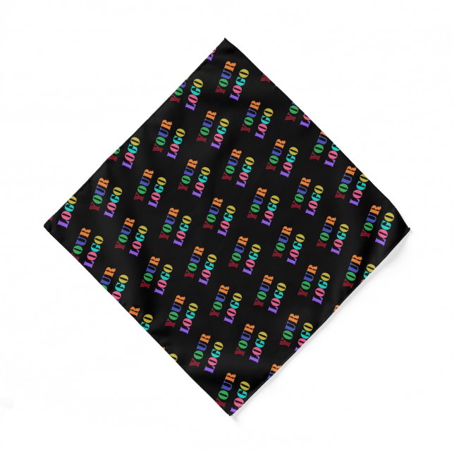 Custom Company Logo or Photo Personalized Bandana (Front)