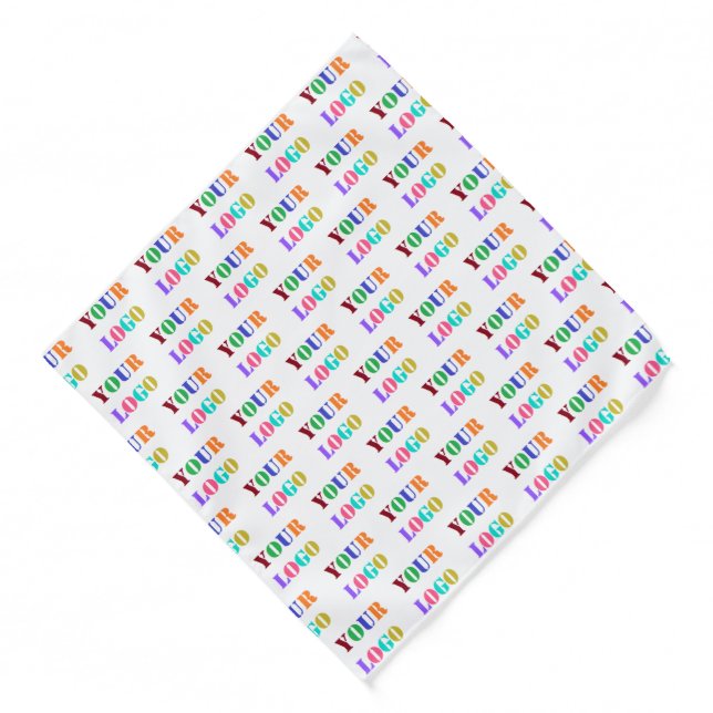 Custom Company Logo or Photo Personalized Bandana (Front)