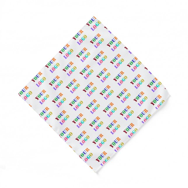 Custom Company Logo or Photo Promotional Bandana (Front)