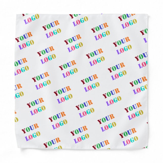 Custom Company Logo or Photo Promotional Bandana (Front)