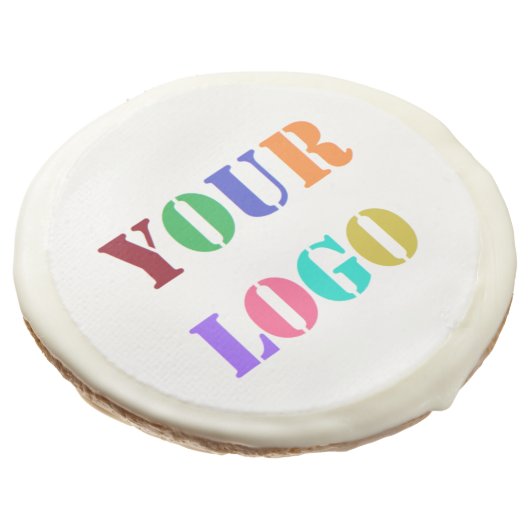 Custom Company Logo or Photo Sugar Cookie (Angled)
