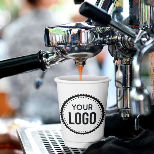 Custom Company Logo Paper Cups