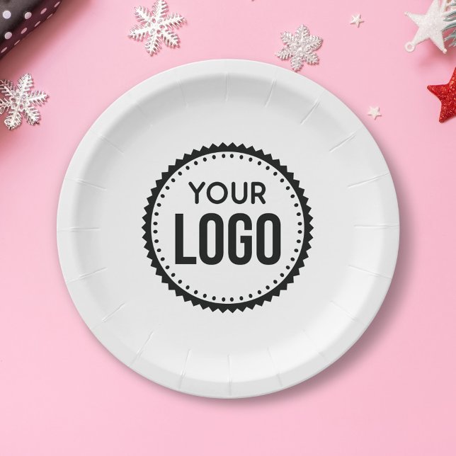 Custom Company Logo Paper Plates (Creator Uploaded)