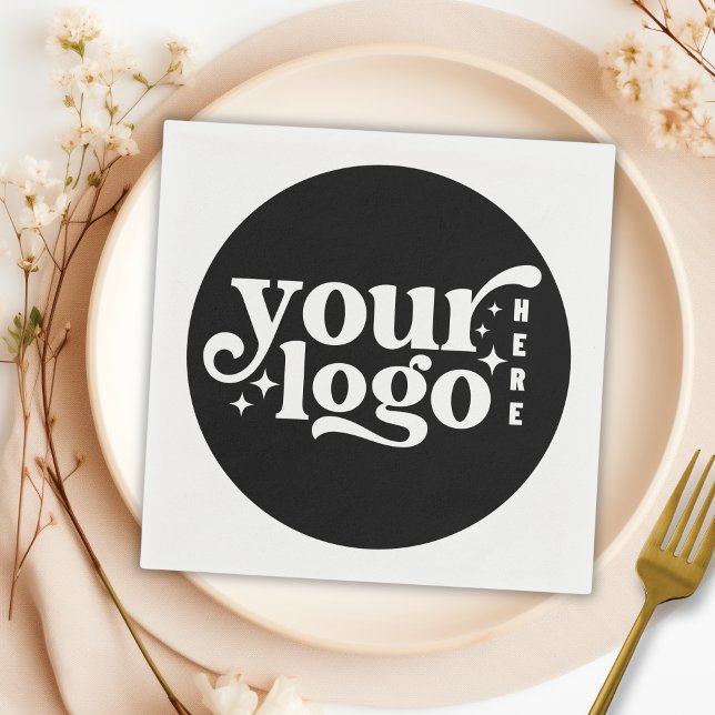 Custom Company Logo Party Event Supplies Paper Napkins (Creator Uploaded)