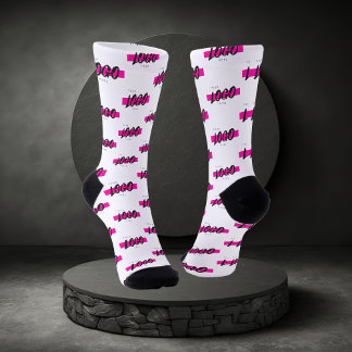 Custom Company Logo Pattern Promotional Business Socks