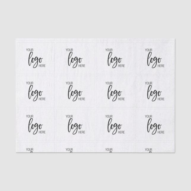 Custom Company Logo Personal Branding Business Tissue Paper (Front)
