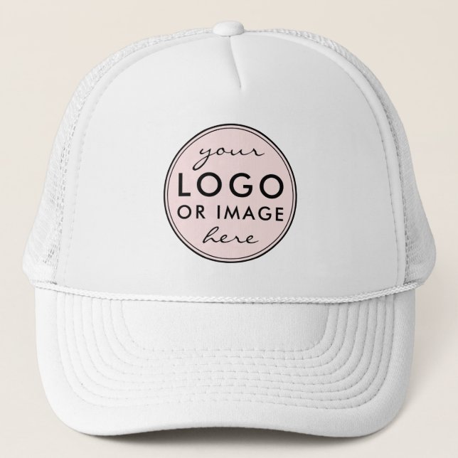 Custom Company Logo Personalized Baseball Trucker Hat (Front)