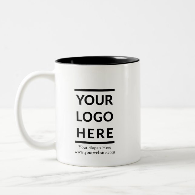 Custom Company Logo Personalized Logo Mug (Left)