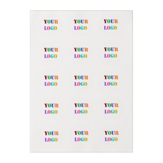 Custom Company Logo Photo Edible Frosting Rounds (Sheet)