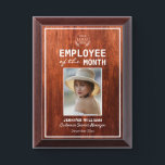 Custom Company Logo Photo Recognition Trophy Award Plaque<br><div class="desc">Celebrate your top performers with our Custom Employee of the Month Award Plaque. Featuring your company logo and space for a photo, this personalized plaque is the perfect way to recognize outstanding achievements in the workplace. Crafted for durability and style, it's a meaningful token of appreciation. If you need assistance...</div>
