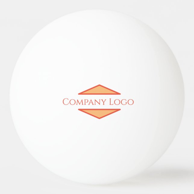 Custom Company Logo  Ping Pong Ball (Front)