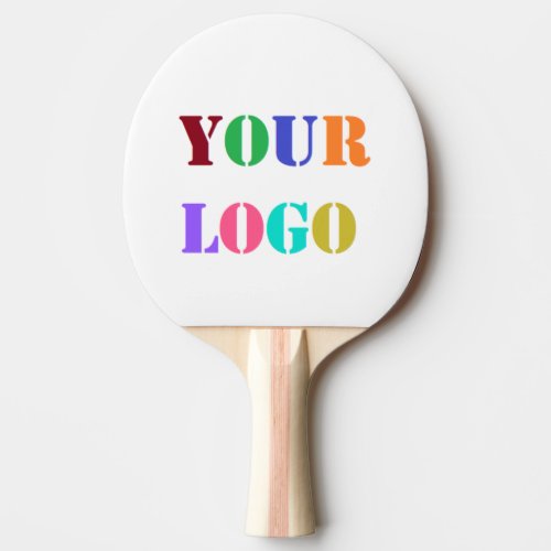 Custom Company Logo Ping Pong Paddle Gift