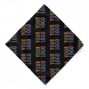 Custom Company Logo Polyester Bandana No Minimum