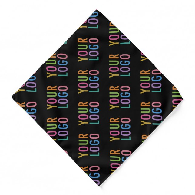 Custom Company Logo Polyester Bandana No Minimum (Front)