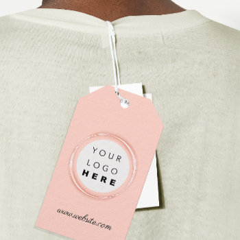 Custom Company Logo Product Description Price Tags by luxury_luxury at Zazzle