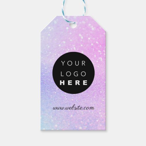 Custom Company Logo Product Description Thank Pink Gift Tags