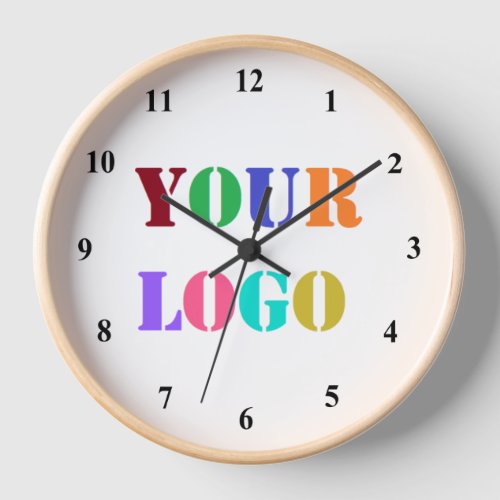 Custom Company Logo Promotion Business Wall Clock