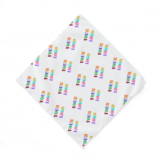 Custom Company Logo Promotional Bandana Template (Front)