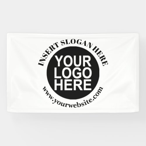 Custom Company Logo Promotional Banner