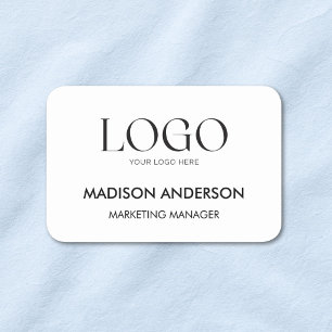 Custom Company Logo Promotional Branded Employee Name Tag