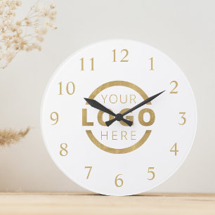 Custom Company Logo Promotional Branded Large Clock