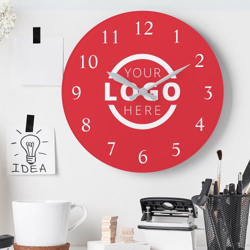 Custom Company Logo Promotional Branded Large Clock