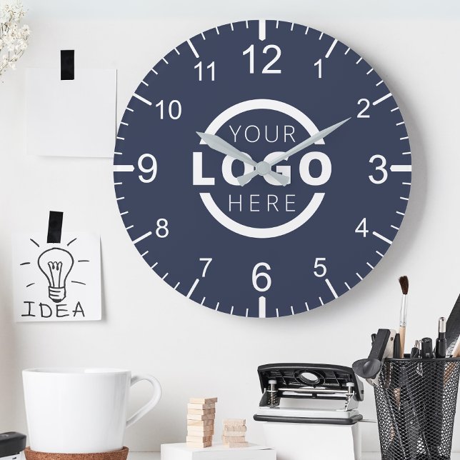 Custom Company Logo Promotional Branded Round Clock (Creator Uploaded)