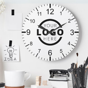 Custom Company Logo Promotional Branded Round Clock