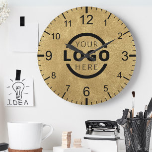 Custom Company Logo Promotional Branded Round Clock