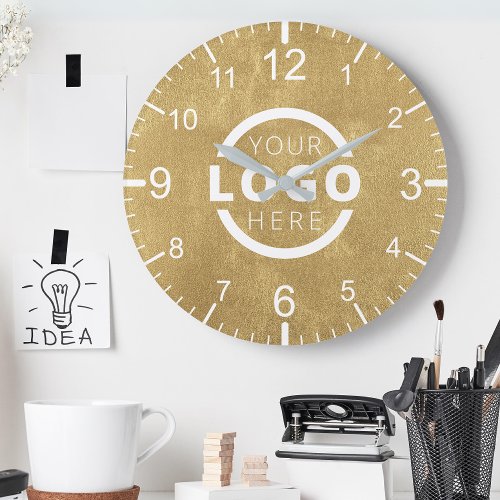 Custom Company Logo Promotional Branded Round Clock