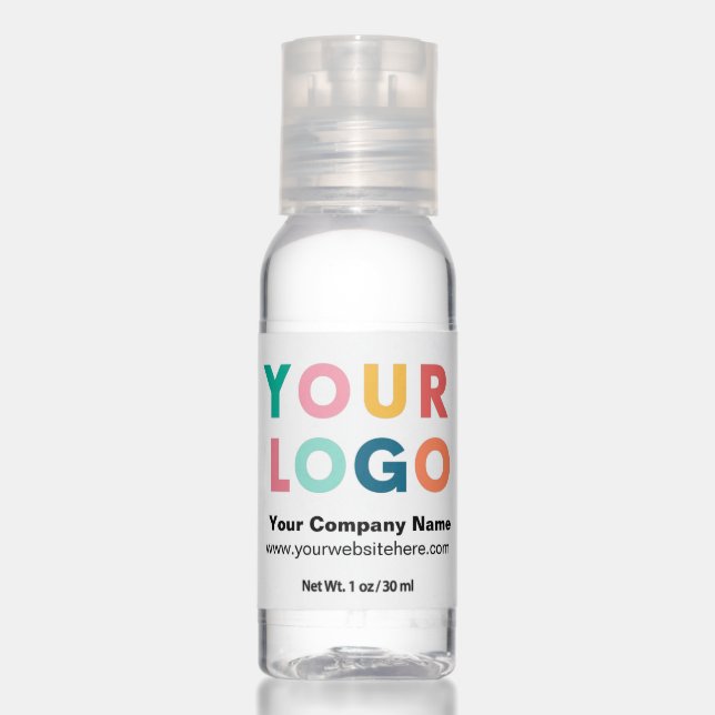 Custom Company Logo Promotional Bulk  Hand Sanitizer (Front)