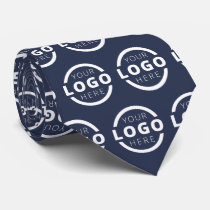 Custom Company Logo Promotional Business Blue Neck Tie Custom Company Logo Promotional Business Blue Neck Tie