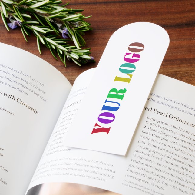 Custom Company Logo Promotional Business Bookmarks (Book)