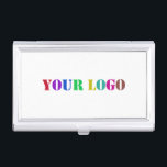 Custom Company Logo Promotional Business Card Case<br><div class="desc">Custom Colors - Personalized Business Card Cases with Your Company Logo or Photo / QR Code or Text Promotional Business Card case Gift - Add Your Logo / Image - or QR Code - Photo / or Text / Information - Resize and move elements with Customization tool. Choose / add...</div>
