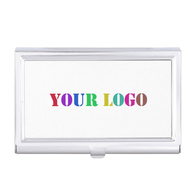 Custom Company Logo Promotional Business Card Case (Front)