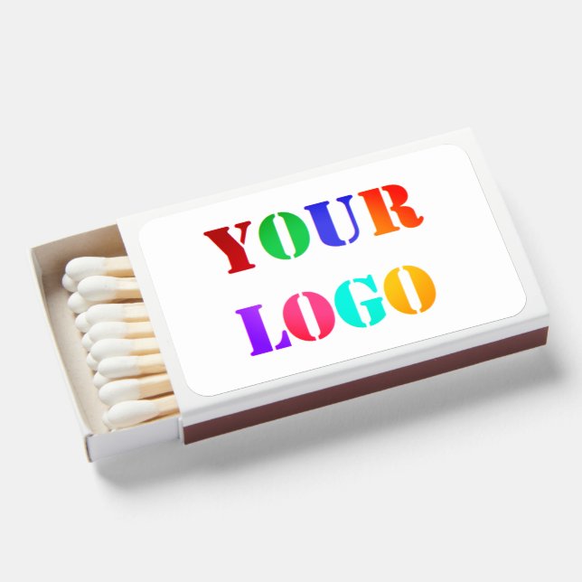 Custom Company Logo Promotional Business Matches (Front Open)