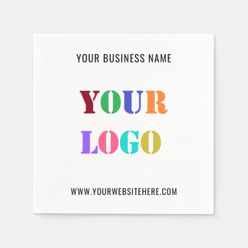 Custom Company Logo Promotional Business Napkins