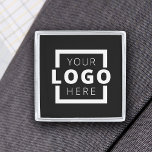 Custom Company Logo Promotional Business Silver Finish Lapel Pin<br><div class="desc">Promote your business on your lapel pin, wherever you go. Create your own custom branded lapel pin, personalized with your company logo. Wearing promotional lapel pins with your business logo at trade shows and other corporate events help others recognize members of your company while also an elegant and professional way...</div>