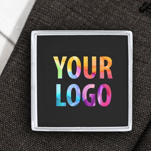 Custom Company Logo Promotional Business Silver Finish Lapel Pin