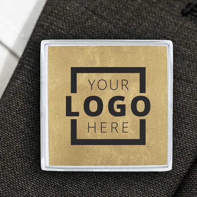 Custom Company Logo Promotional Business Silver Finish Lapel Pin (Creator Uploaded)